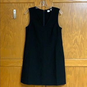 Black, straight, dress